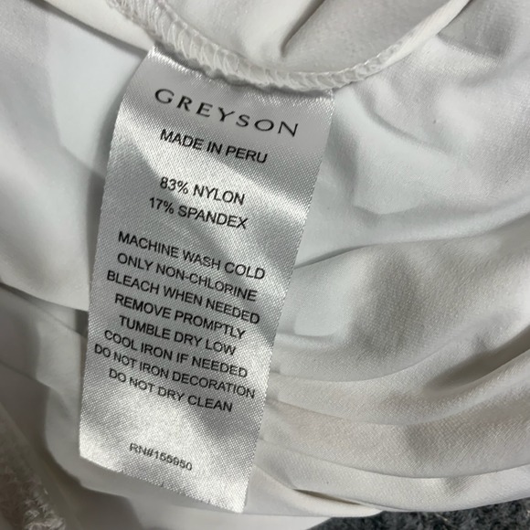 Greyson Top Womens S mall White Quarter Zip Sleeveless Performance Golf Stretch - Picture 3 of 12